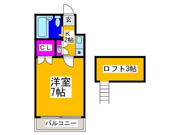 ＢＭハウス平野の物件間取画像